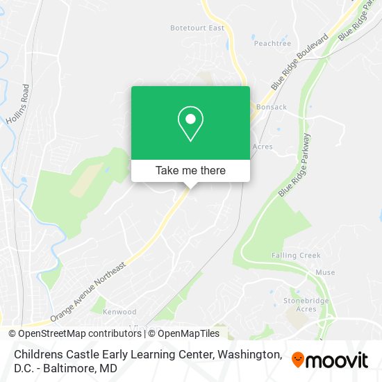 Childrens Castle Early Learning Center map