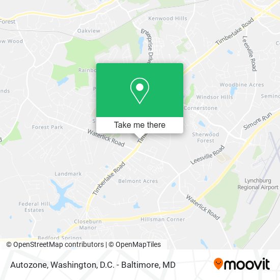 Autozone map
