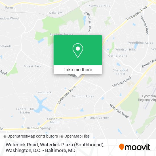 Waterlick Road, Waterlick Plaza (Southbound) map