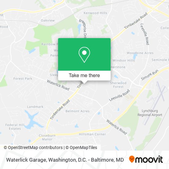 Mapa de Waterlick Garage