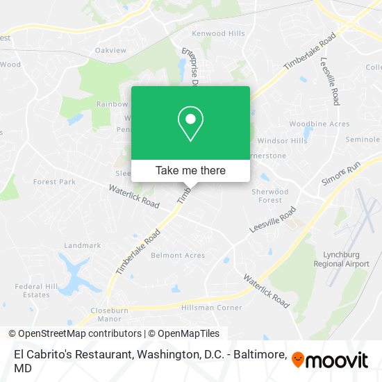 El Cabrito's Restaurant map