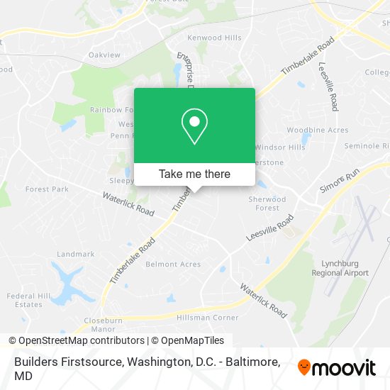 Mapa de Builders Firstsource