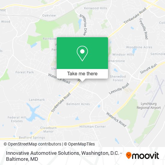 Innovative Automotive Solutions map