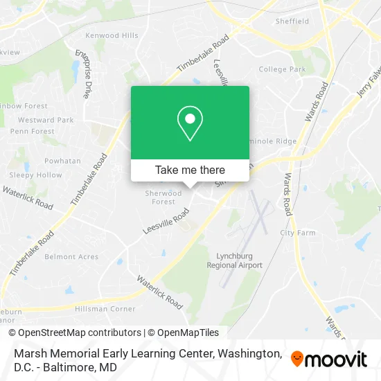 Marsh Memorial Early Learning Center map
