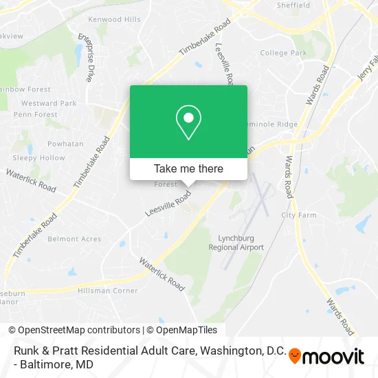 Runk & Pratt Residential Adult Care map