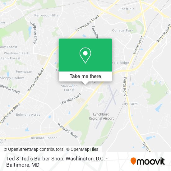 Ted & Ted's Barber Shop map