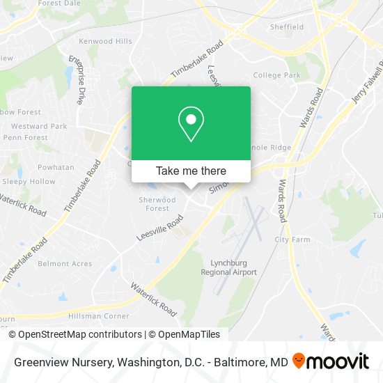 Greenview Nursery map