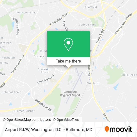 Airport Rd/W map