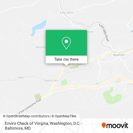 Enviro Check of Viirgina map