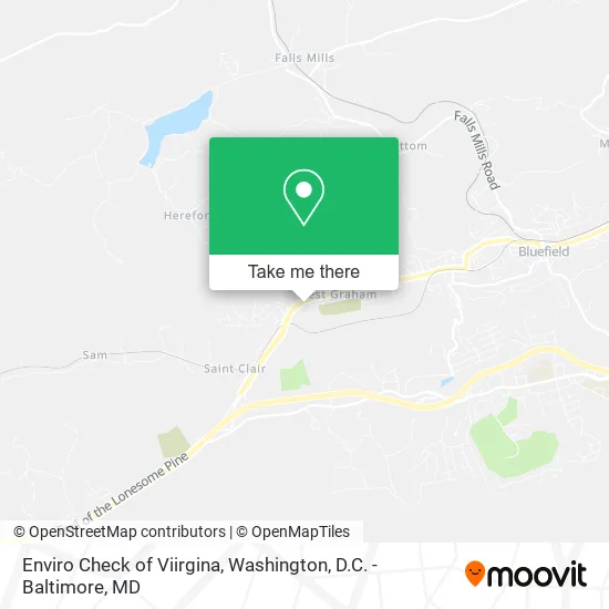 Enviro Check of Viirgina map