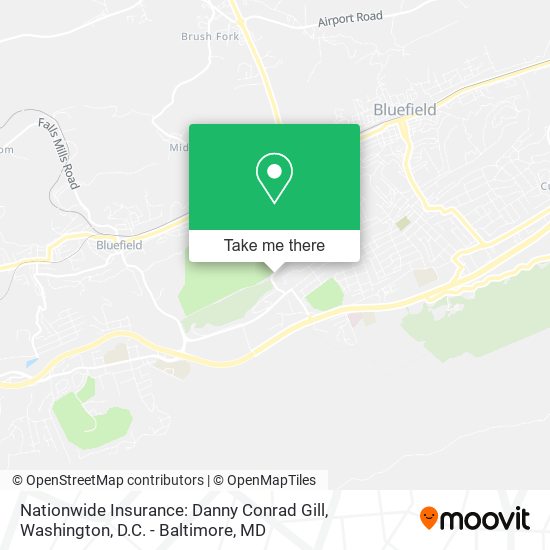 Mapa de Nationwide Insurance: Danny Conrad Gill