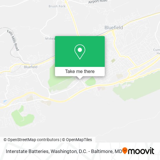 Mapa de Interstate Batteries