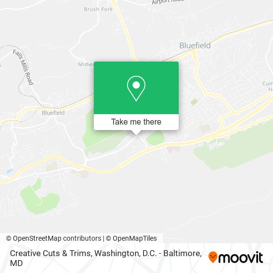 Creative Cuts & Trims map