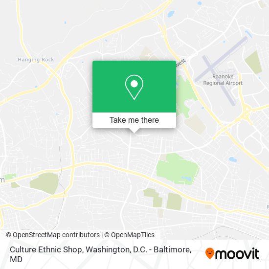 Culture Ethnic Shop map