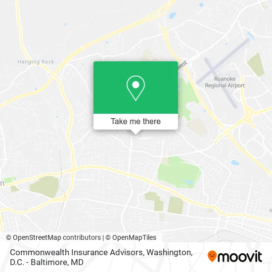 Mapa de Commonwealth Insurance Advisors
