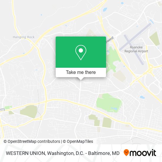 Mapa de WESTERN UNION