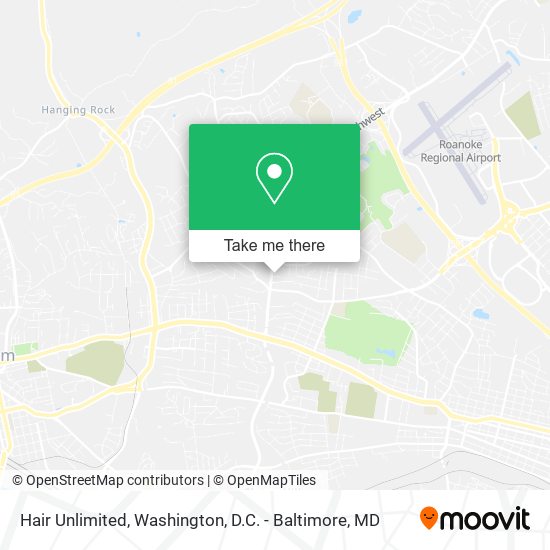 Hair Unlimited map