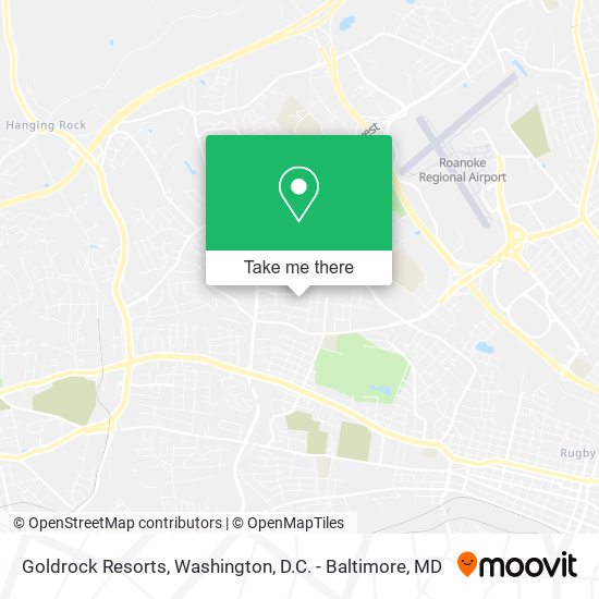 Goldrock Resorts map