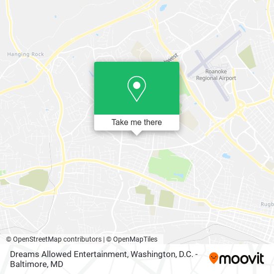 Dreams Allowed Entertainment map