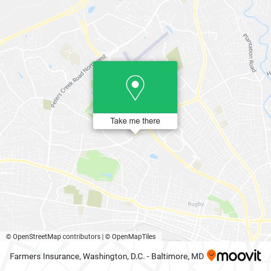 Mapa de Farmers Insurance