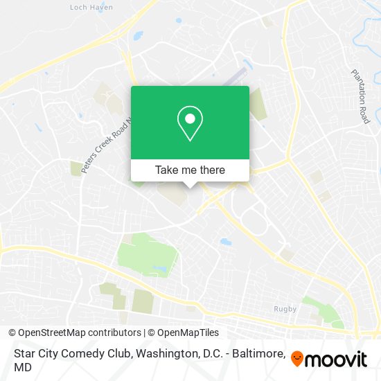 Star City Comedy Club map