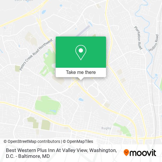 Mapa de Best Western Plus Inn At Valley View