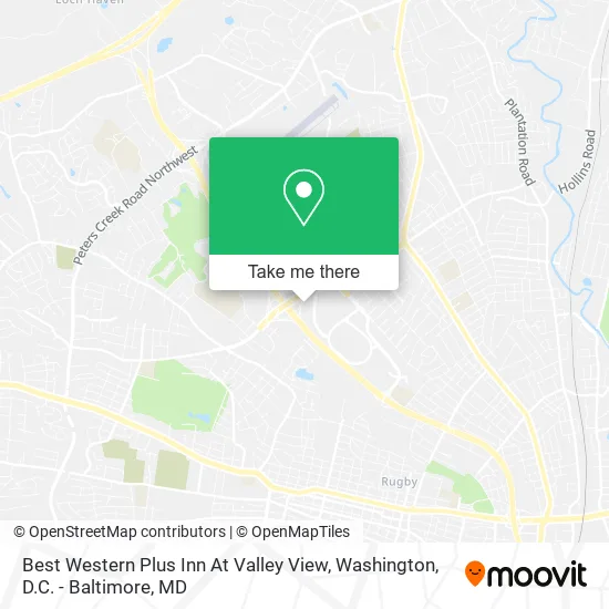 Mapa de Best Western Plus Inn At Valley View