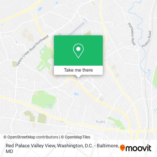 Red Palace Valley View map
