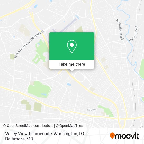 Mapa de Valley View Promenade