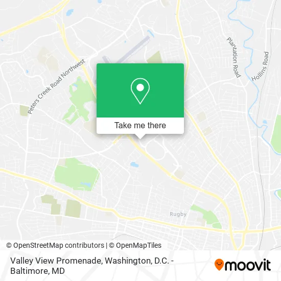 Valley View Promenade map