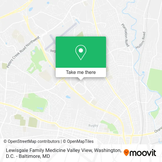 Lewisgale Family Medicine Valley View map