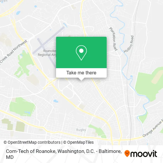 Com-Tech of Roanoke map