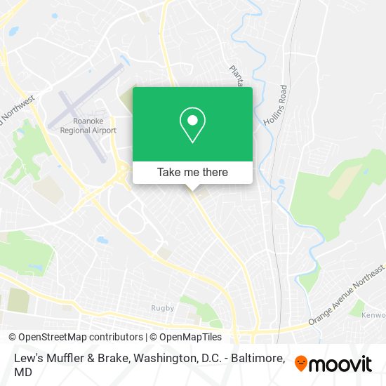 Mapa de Lew's Muffler & Brake