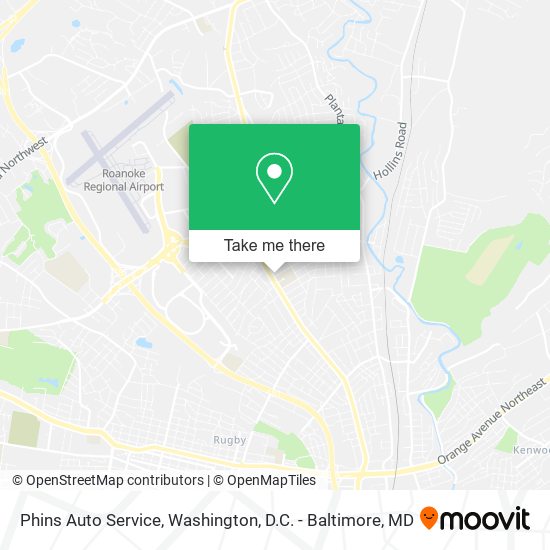 Phins Auto Service map