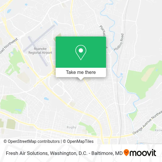 Fresh Air Solutions map