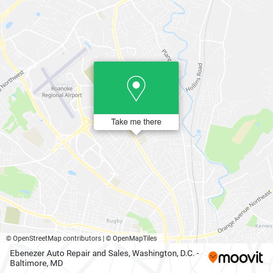 Ebenezer Auto Repair and Sales map