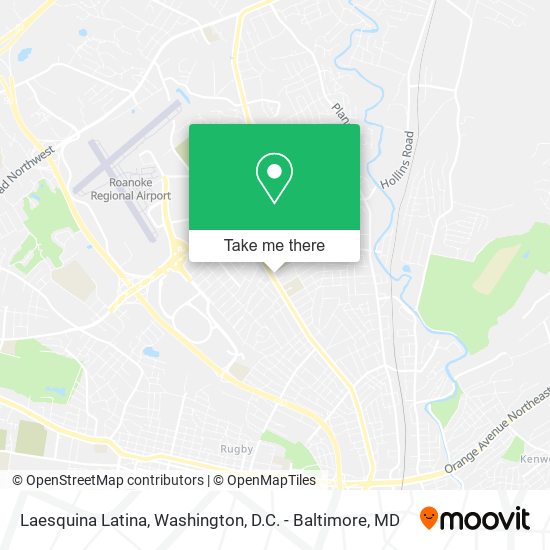 Mapa de Laesquina Latina
