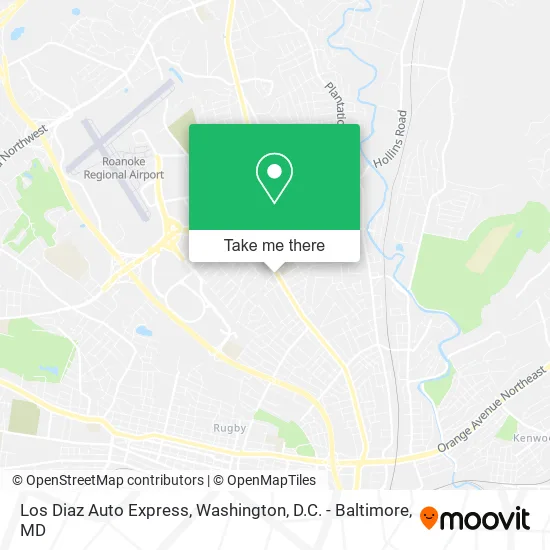Mapa de Los Diaz Auto Express