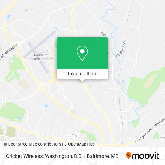 Cricket Wireless map