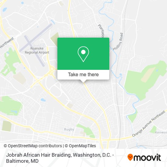Mapa de Jobrah African Hair Braiding