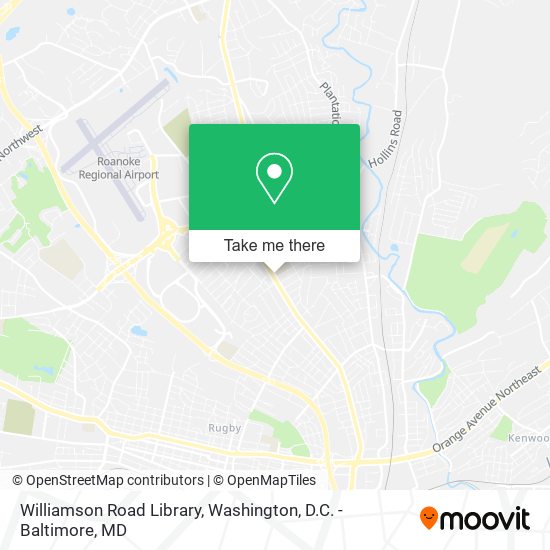 Williamson Road Library map
