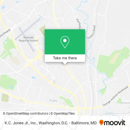 Mapa de K.C. Jones Jr., Inc.
