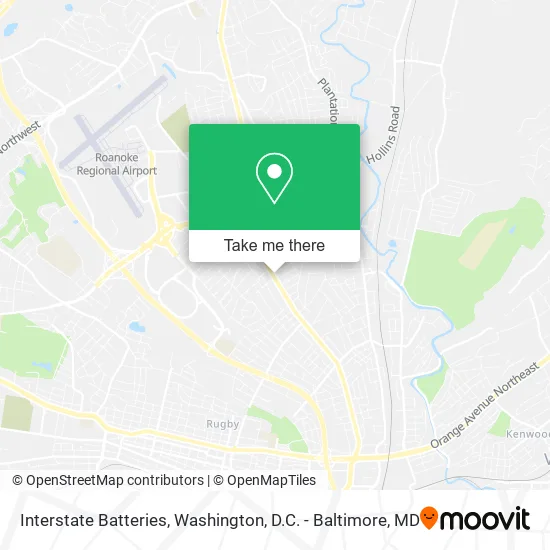 Mapa de Interstate Batteries