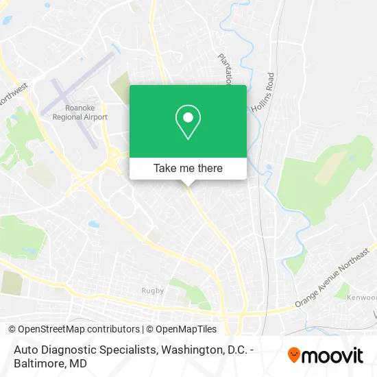 Auto Diagnostic Specialists map