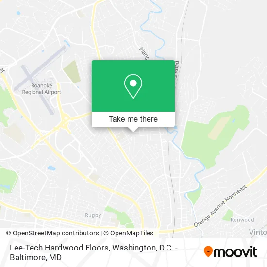 Lee-Tech Hardwood Floors map