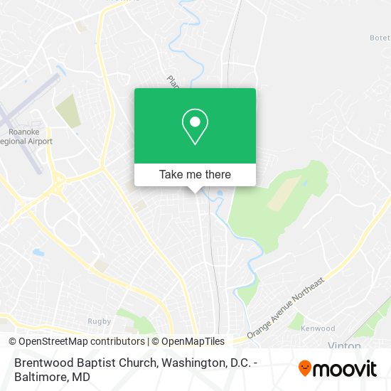 Brentwood Baptist Church map