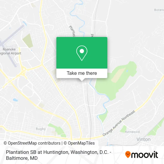 Plantation SB at Huntington map