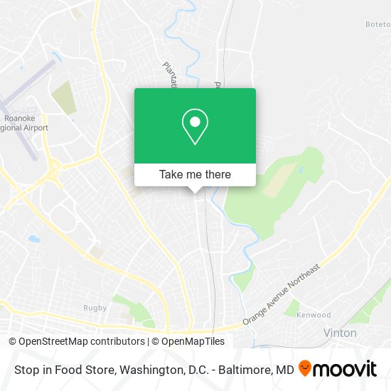 Stop in Food Store map