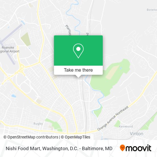 Mapa de Nishi Food Mart