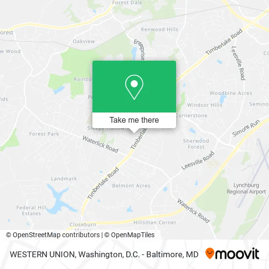 Mapa de WESTERN UNION